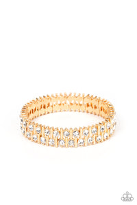 Paparazzi "Generational Glimmer" Gold Bracelet Paparazzi Jewelry