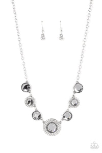 Paparazzi "Extravagant Extravaganza" Silver Necklace & Earring Set Paparazzi Jewelry