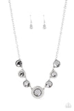 Paparazzi "Extravagant Extravaganza" Silver Necklace & Earring Set Paparazzi Jewelry