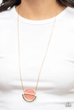 Paparazzi "Ethereal Eclipse" Pink Necklace & Earring Set Paparazzi Jewelry