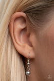 Paparazzi "Petitely Prismatic" Silver Necklace & Earring Set Paparazzi Jewelry