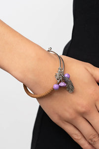 Paparazzi "Running A-FOWL" Purple Bracelet Paparazzi Jewelry