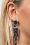 Paparazzi "Druzy Desire" Silver Post Earrings Paparazzi Jewelry