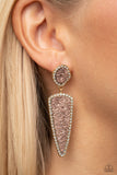 Paparazzi "Druzy Desire" Gold Post Earrings Paparazzi Jewelry