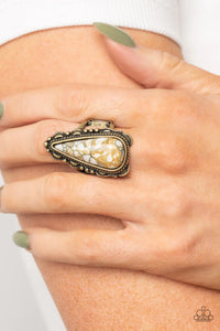 Paparazzi "Canyon Collector" Brass Ring Paparazzi Jewelry