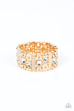 Paparazzi "Dynamically Diverse" Gold Bracelet Paparazzi Jewelry