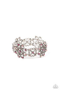 Paparazzi "Regal Recognition" Pink Bracelet Paparazzi Jewelry