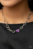 Paparazzi "Little Charmer" Purple Necklace & Earring Set Paparazzi Jewelry