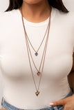 Paparazzi "Follow the LUSTER" Copper Necklace & Earring Set Paparazzi Jewelry