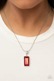 Paparazzi "Cosmic Curator" Red Necklace & Earring Set Paparazzi Jewelry