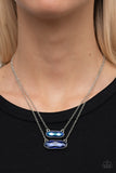 Paparazzi "Double Bubble Burst" Blue Necklace & Earring Set Paparazzi Jewelry
