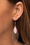Paparazzi "WING-A-Ding-Ding" Pink Earrings Paparazzi Jewelry