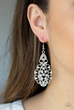 Paparazzi VINTAGE VAULT "Sprinkle On The Sparkle" White Earrings Paparazzi Jewelry