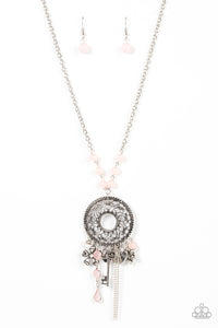 Paparazzi "Making Memories" Pink Necklace & Earring Set Paparazzi Jewelry