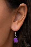 Paparazzi "Tranquil Trendsetter" Purple Necklace & Earring Set Paparazzi Jewelry