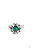 Paparazzi "Expect Sunshine And REIGN" Green Ring Paparazzi Jewelry