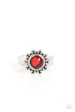 Paparazzi "Expect Sunshine And REIGN" Red Ring Paparazzi Jewelry