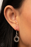 Paparazzi "Rhinestone Rollout" Silver Choker Necklace & Earring Set Paparazzi Jewelry