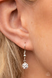 Paparazzi "Va-Va-VALENTINE" White Necklace & Earring Set Paparazzi Jewelry