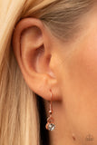 Paparazzi "Cupid Charisma" Copper Necklace & Earring Set Paparazzi Jewelry
