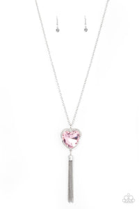 Paparazzi "Finding My Forever" Pink Necklace & Earring Set Paparazzi Jewelry