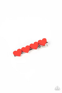 Paparazzi "Sending You Love" Red Hair Clip Paparazzi Jewelry