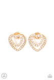 Paparazzi "Ever Enamored" Gold Post Earrings Paparazzi Jewelry