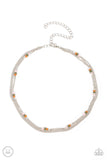 Paparazzi "Bountifully Beaded" Multi Choker Necklace & Earring Set Paparazzi Jewelry