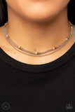 Paparazzi "Bountifully Beaded" Multi Choker Necklace & Earring Set Paparazzi Jewelry