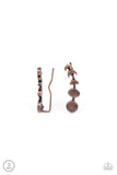 Paparazzi "Its Just a Phase" Copper Earrings Paparazzi Jewelry