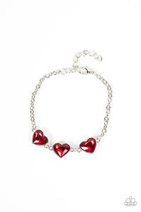Paparazzi "Little Heartbreaker" Red Bracelet Paparazzi Jewelry