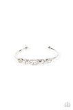 Paparazzi "Disarming Dazzle" White Bracelet Paparazzi Jewelry