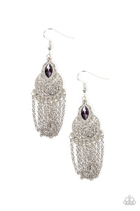 Paparazzi "Pressed for CHIME" Purple Earrings Paparazzi Jewelry