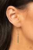 Paparazzi "Rustic Hot Rod" Gold Necklace & Earring Set Paparazzi Jewelry