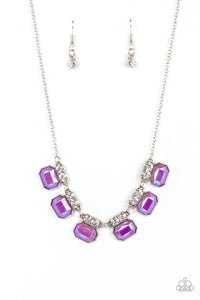 Paparazzi "Interstellar Inspiration" Purple Necklace & Earring Set Paparazzi Jewelry