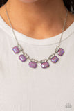 Paparazzi "Interstellar Inspiration" Purple Necklace & Earring Set Paparazzi Jewelry