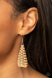 Paparazzi "Urban Delirium" Brown Earrings Paparazzi Jewelry