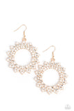 Paparazzi "Combustible Couture" Gold Earrings Paparazzi Jewelry