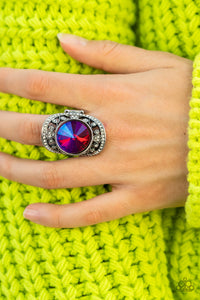 Paparazzi "Galactic Garden" Pink Ring Paparazzi Jewelry