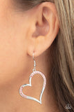 Paparazzi "Tenderhearted Twinkle" Pink Earrings Paparazzi Jewelry