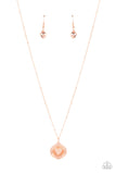 Paparazzi "Lovestruck Shimmer" Copper Necklace & Earring Set Paparazzi Jewelry
