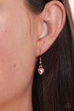 Paparazzi "Lovestruck Shimmer" Copper Necklace & Earring Set Paparazzi Jewelry