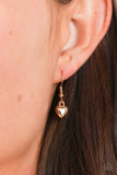 Paparazzi "Lovestruck Shimmer" Gold Necklace & Earring Set Paparazzi Jewelry