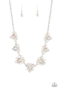 Paparazzi "Extragalactic Extravagance" Multi EMP Exclusive Necklace & Earring Set Paparazzi Jewelry