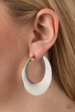 Paparazzi "Power Curves" Silver Earrings Paparazzi Jewelry