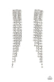 Paparazzi "A-Lister Affirmations" White Post Earrings Paparazzi Jewelry