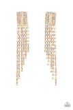 Paparazzi "A-Lister Affirmations" Gold Post Earrings Paparazzi Jewelry