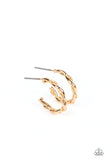 Paparazzi "Irresistibly Intertwined" Gold Earrings Paparazzi Jewelry