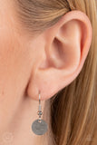 Paparazzi "Slimmer Glimmer" Silver Choker Necklace & Earring Set Paparazzi Jewelry