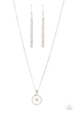Paparazzi "Do What You Love" White Necklace & Earring Set Paparazzi Jewelry